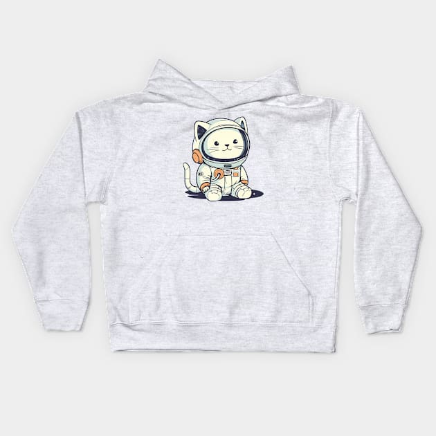 Stellar Kitty Kids Hoodie by Purrestrialco